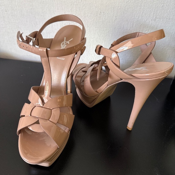 YSL Patent Tribute Heel 39.5 - Picture 1 of 3